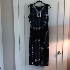 Antthony Original Black and White Tie-Dye Dress - New With Tag